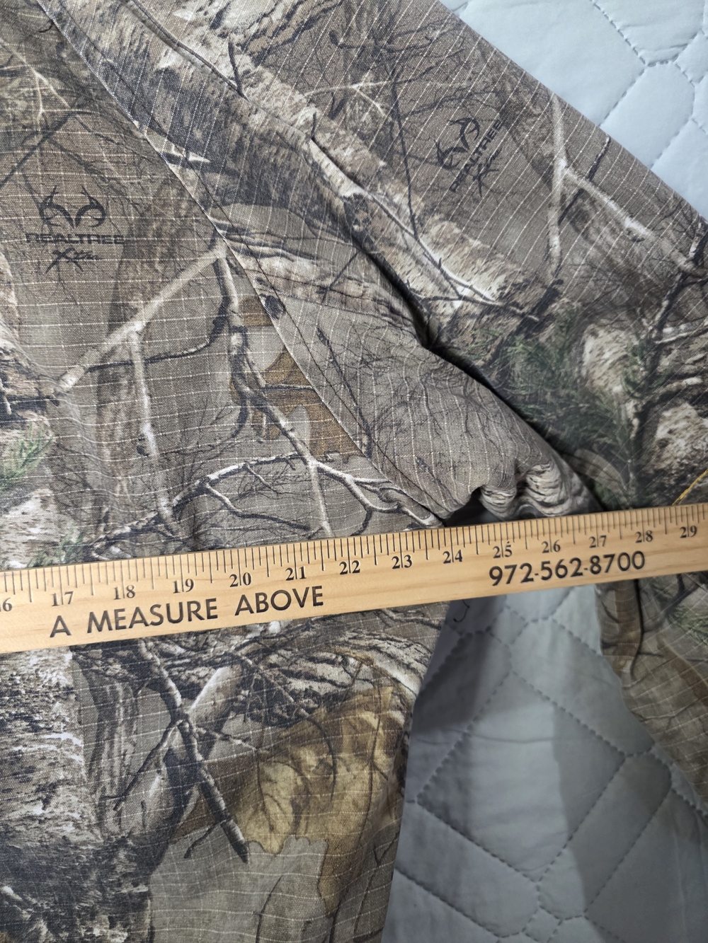 Realtree Jacket Mens Large Xtra Microban Scent Control Fleece Lined Camouflage - Picture 5 of 6